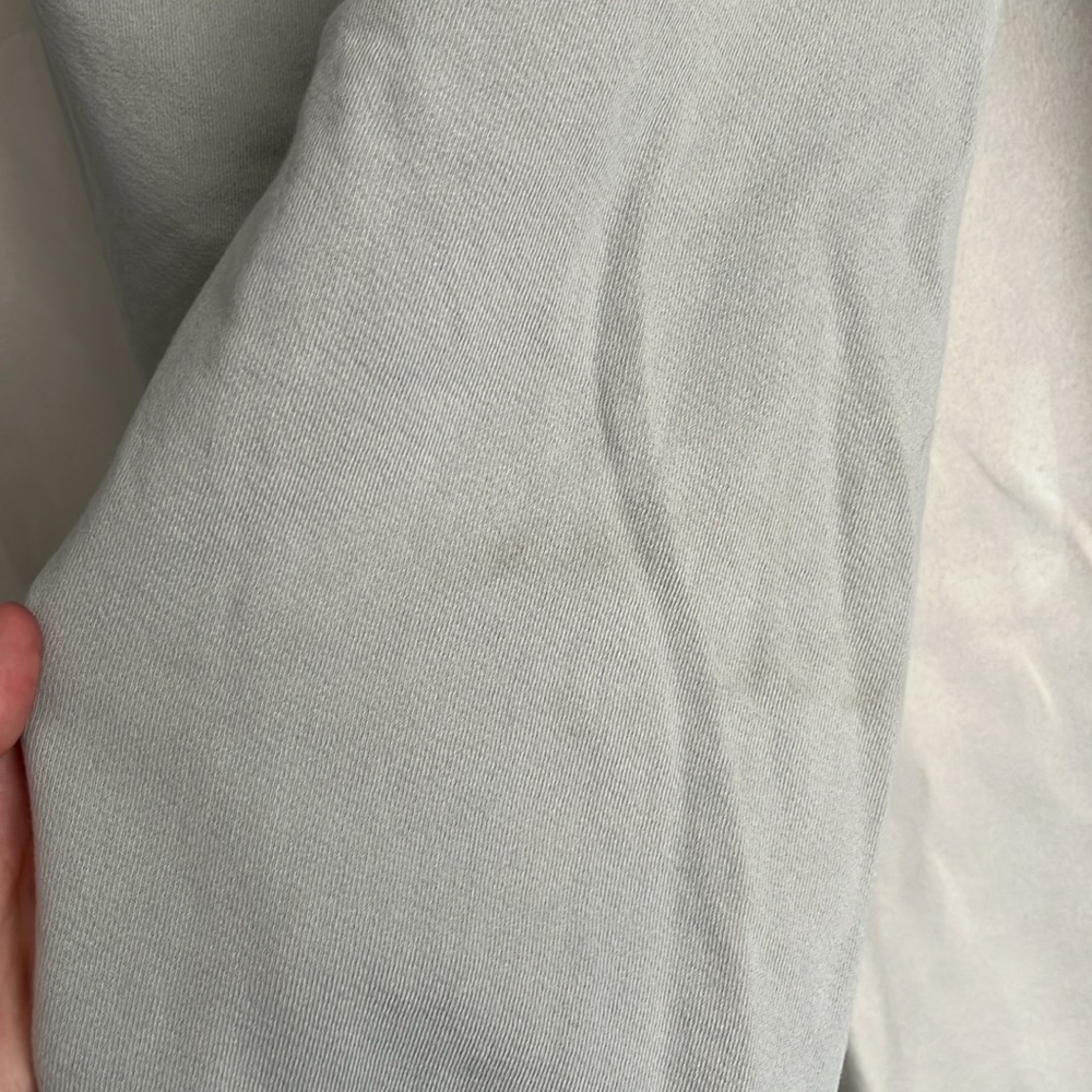 perfectwhitetee French Terry Jogger Mint Beige Grey Size Large - Picture 7 of 7